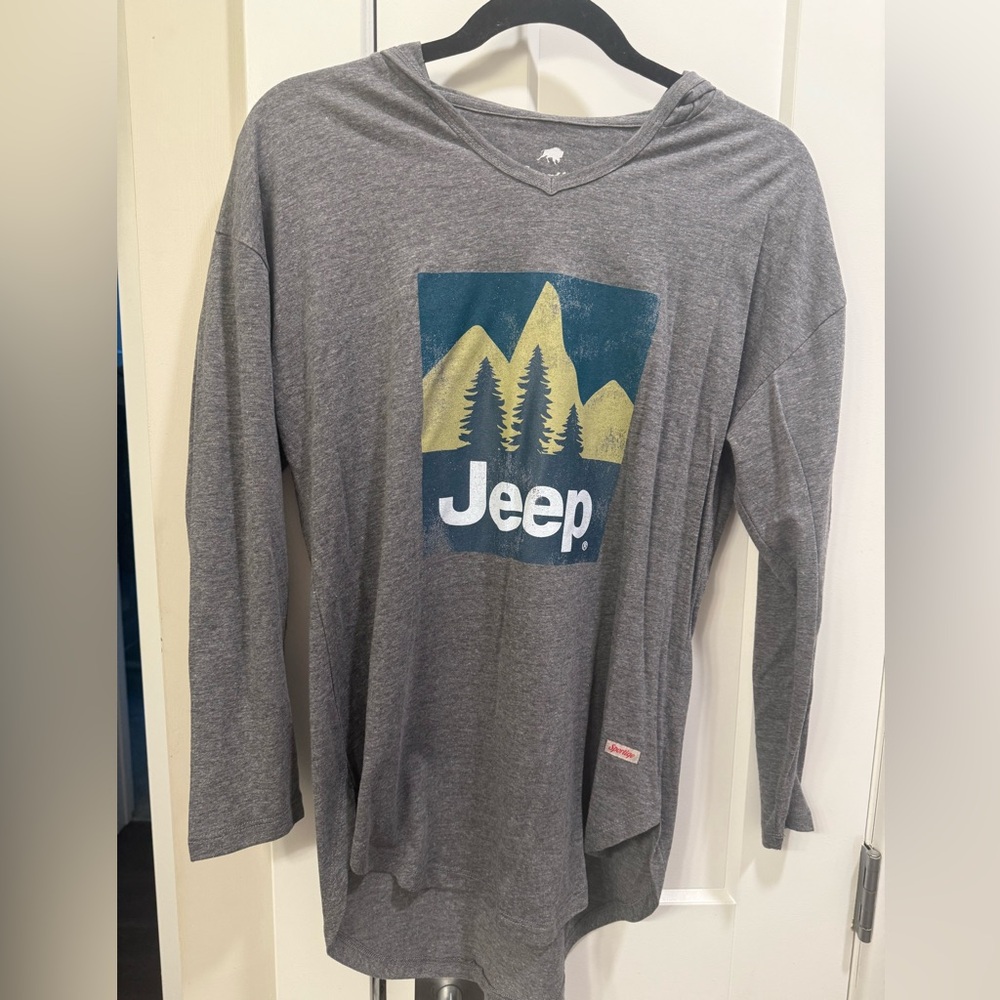 Sportige Jeep Gray Long Sleeve T-Shirt